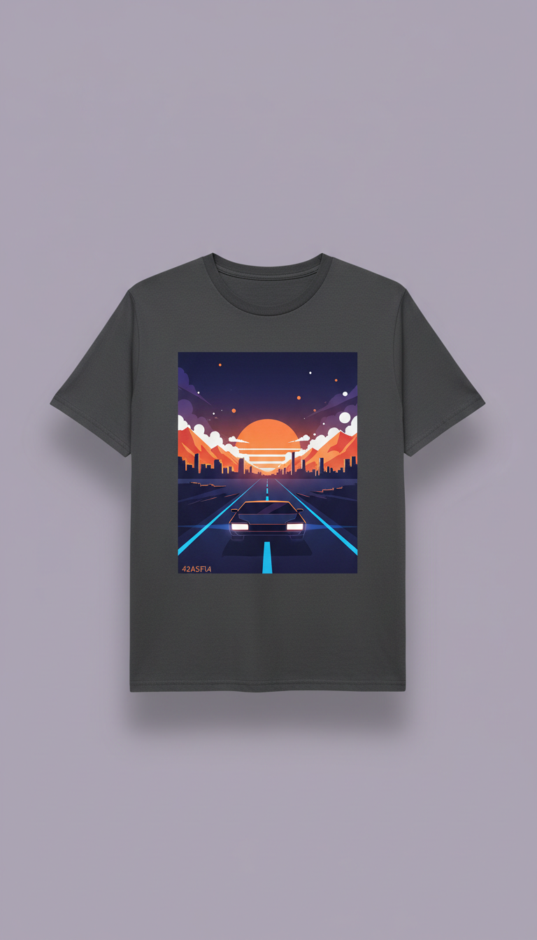 Night Drive Graphic T-Shirt