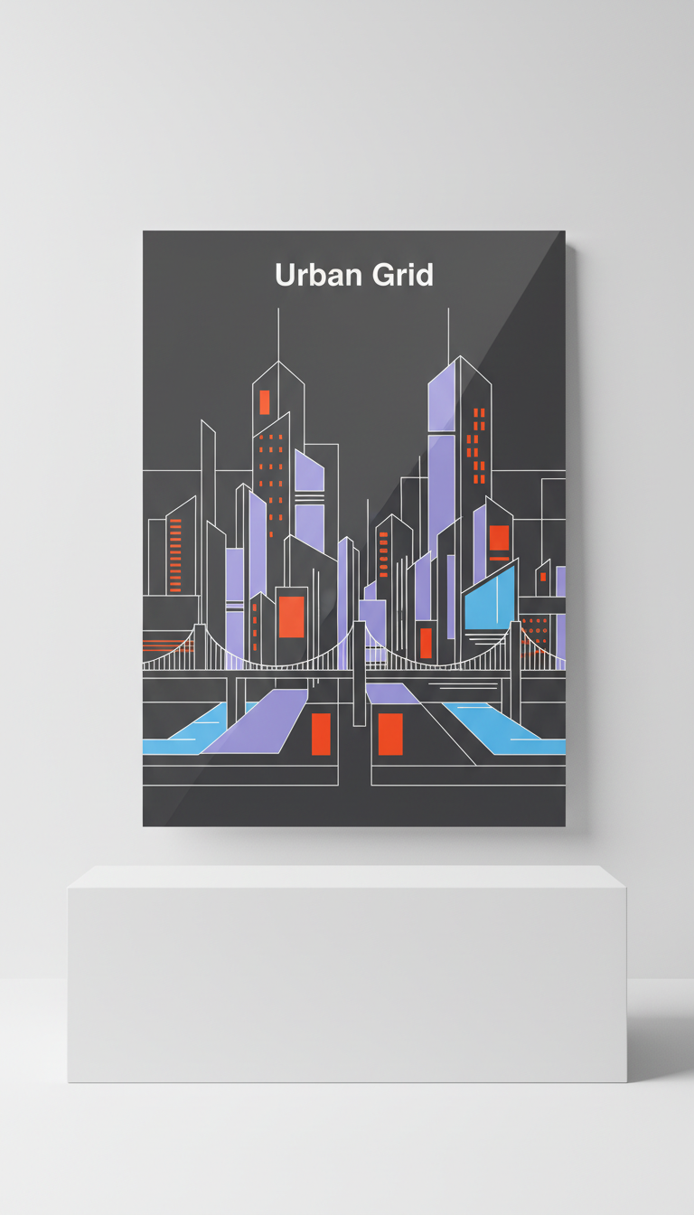 Urban Grid Poster